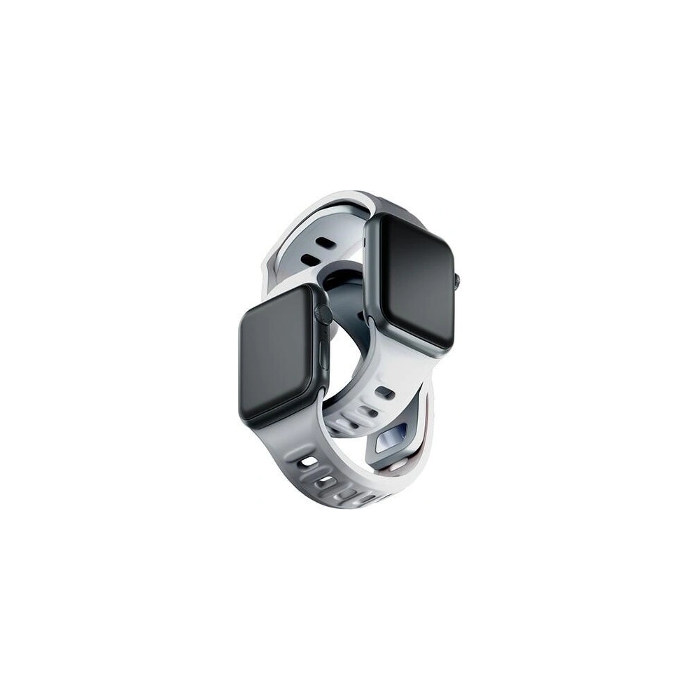 Hurtownia GSM - Pasek 3MK silikonový pro hodinky Apple Watch 4/5/6/7/SE/8/9/10 40/41/42mm bílý/white - 3MK6227 - {ean13} - Hurt