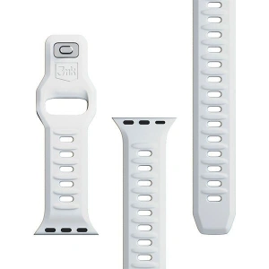Hurtownia GSM - Pasek 3MK Silicone Watch Strap Apple Watch 4/5/6/7/SE/8/9/10 40/41/42mm alb/white - 3MK6227 - {ean13} - Hurt