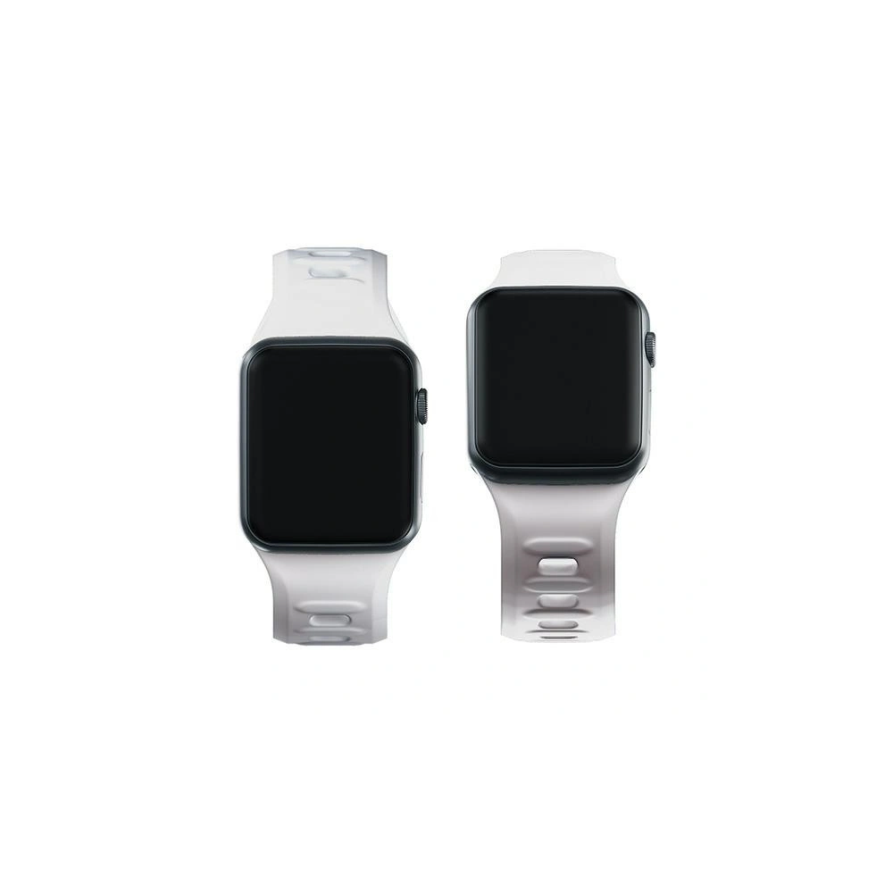 Hurtownia GSM - Pásky 3MK silikonový řemínek na hodinky Apple Watch 4/5/6/7/8/9/SE/Ultra 42/44/45/49mm bílý/white - 3MK6228 - {ean13} - Hurt