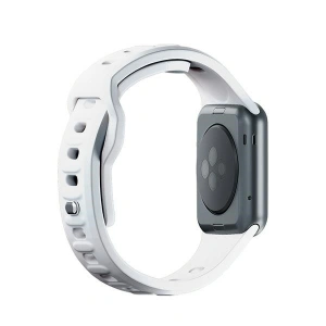 Hurtownia GSM - Pásky 3MK silikonový řemínek na hodinky Apple Watch 4/5/6/7/8/9/SE/Ultra 42/44/45/49mm bílý/white - 3MK6228 - {ean13} - Hurt
