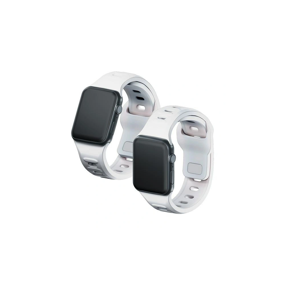 Hurtownia GSM - Pasek 3MK szilikon óraszíj Apple Watch 4/5/6/7/8/9/SE/Ultra 42/44/45/49mm fehér/white - 3MK6228 - {ean13} - Hurt