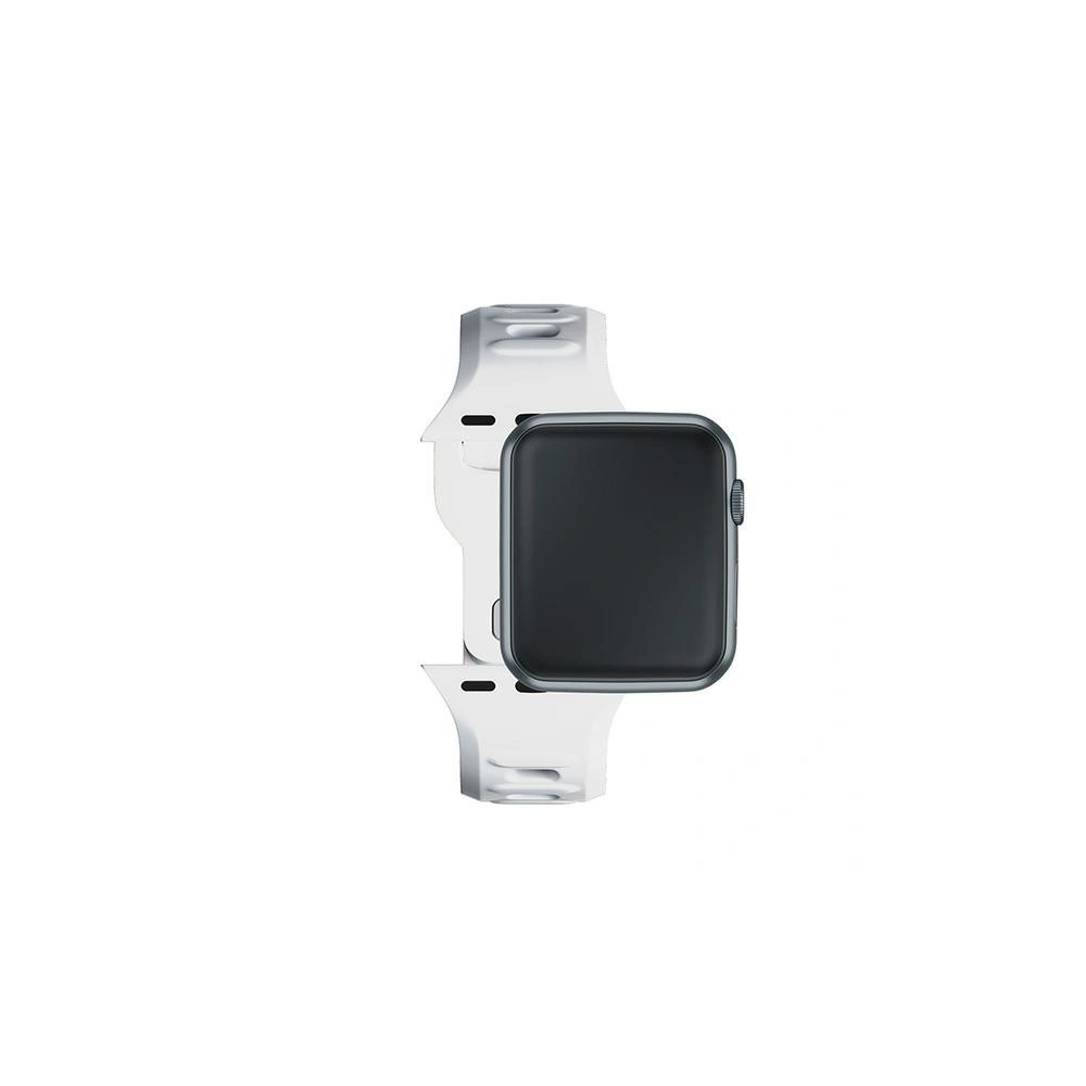 Hurtownia GSM - Pásky 3MK silikonový řemínek na hodinky Apple Watch 4/5/6/7/8/9/SE/Ultra 42/44/45/49mm bílý/white - 3MK6228 - {ean13} - Hurt