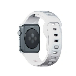 Hurtownia GSM - Pásky 3MK silikonový řemínek na hodinky Apple Watch 4/5/6/7/8/9/SE/Ultra 42/44/45/49mm bílý/white - 3MK6228 - {ean13} - Hurt