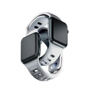 Hurtownia GSM - Pasek 3MK Silicone Watch Strap Apple Watch 4/5/6/7/8/9/SE/Ultra 42/44/45/49mm biały/white - 3MK6228 - {ean13} - Hurt