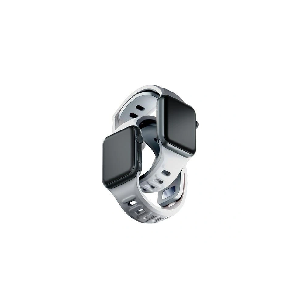 Hurtownia GSM - Pásky 3MK silikonový řemínek na hodinky Apple Watch 4/5/6/7/8/9/SE/Ultra 42/44/45/49mm bílý/white - 3MK6228 - {ean13} - Hurt