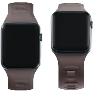Hurtownia GSM - Pasek 3MK curea din silicon pentru Apple Watch 4/5/6/7/SE/8/9/10 40/41/42mm maro/taupe - 3MK6229 - {ean13} - Hurt