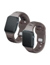 Wholesale Strap 3MK Silicone Watch Strap Apple Watch 4/5/6/7/SE/8/9/10 40/41/42mm brown/taupe - 3MK6229 - {ean13} - Hurt