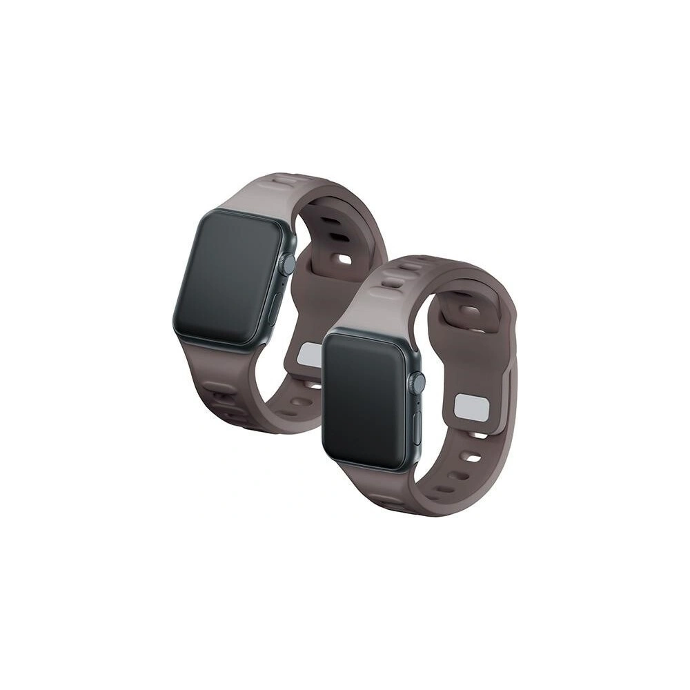 Wholesale Strap 3MK Silicone Watch Strap Apple Watch 4/5/6/7/SE/8/9/10 40/41/42mm brown/taupe - 3MK6229 - {ean13} - Hurt
