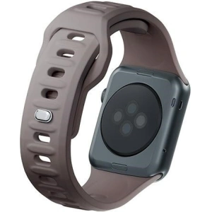 Hurtownia GSM - Pasek 3MK curea din silicon pentru Apple Watch 4/5/6/7/SE/8/9/10 40/41/42mm maro/taupe - 3MK6229 - {ean13} - Hurt