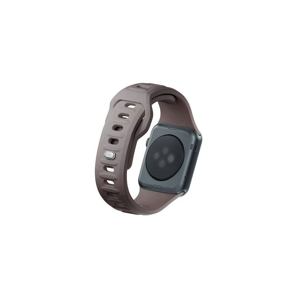 Wholesale Strap 3MK Silicone Watch Strap Apple Watch 4/5/6/7/SE/8/9/10 40/41/42mm brown/taupe - 3MK6229 - {ean13} - Hurt
