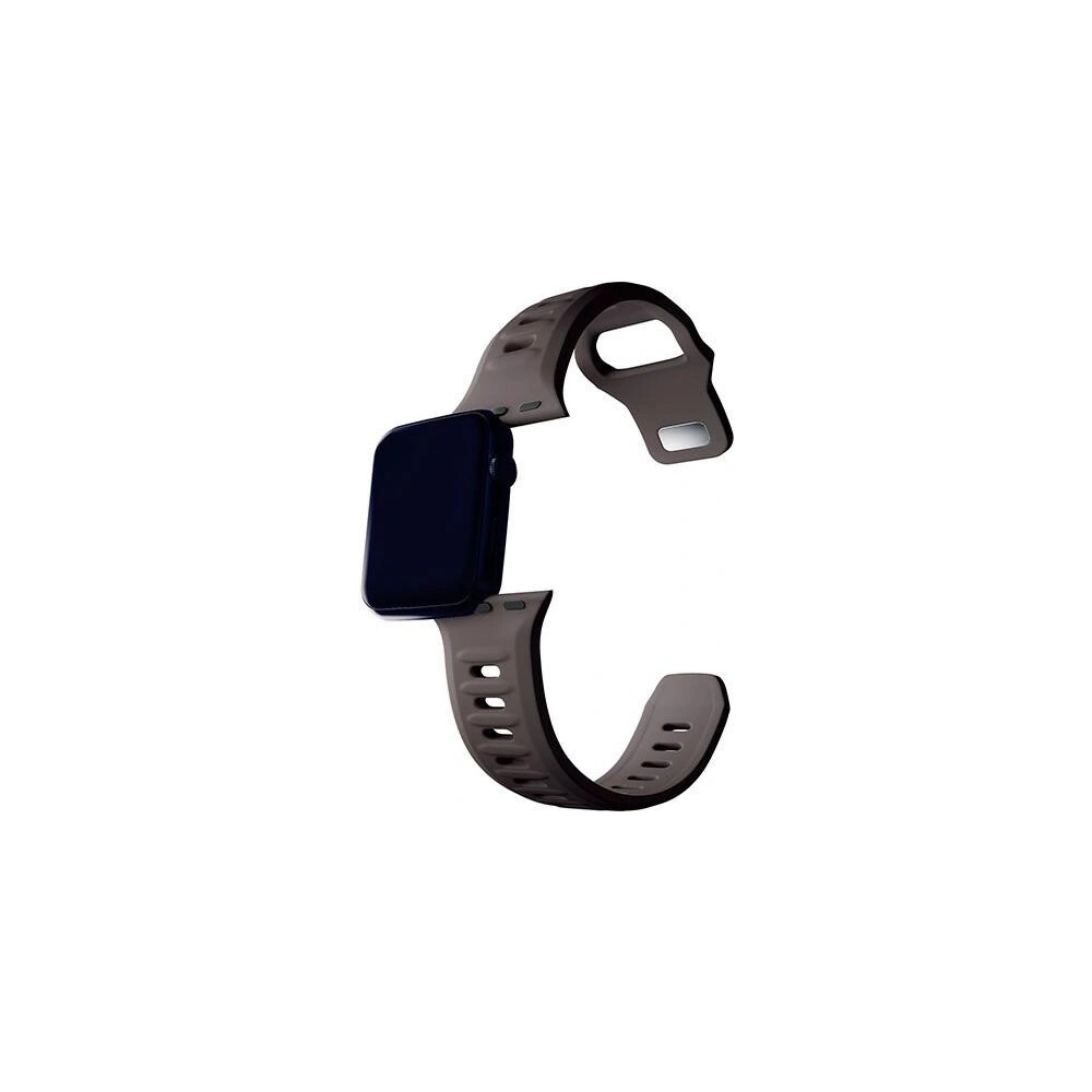 Wholesale Strap 3MK Silicone Watch Strap Apple Watch 4/5/6/7/SE/8/9/10 40/41/42mm brown/taupe - 3MK6229 - {ean13} - Hurt
