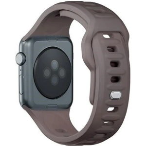 Hurtownia GSM - Pasek 3MK curea din silicon pentru Apple Watch 4/5/6/7/SE/8/9/10 40/41/42mm maro/taupe - 3MK6229 - {ean13} - Hurt