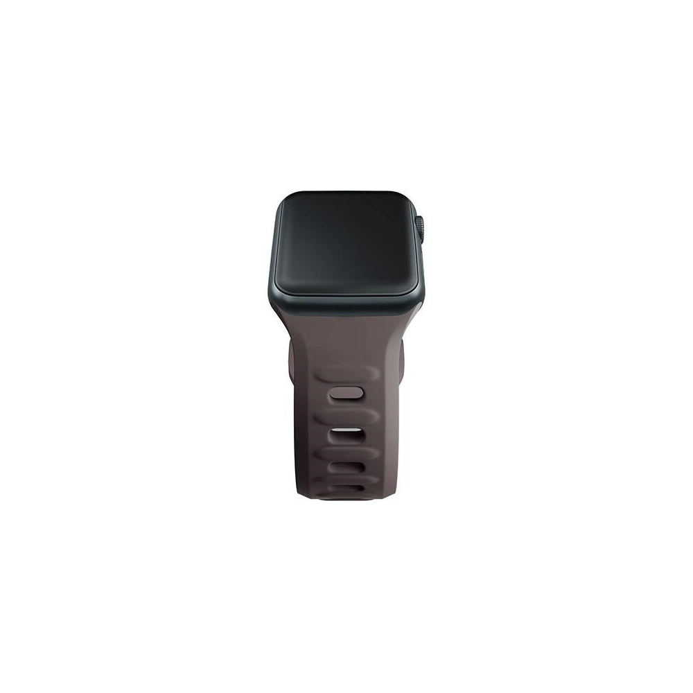 Wholesale Strap 3MK Silicone Watch Strap Apple Watch 4/5/6/7/SE/8/9/10 40/41/42mm brown/taupe - 3MK6229 - {ean13} - Hurt