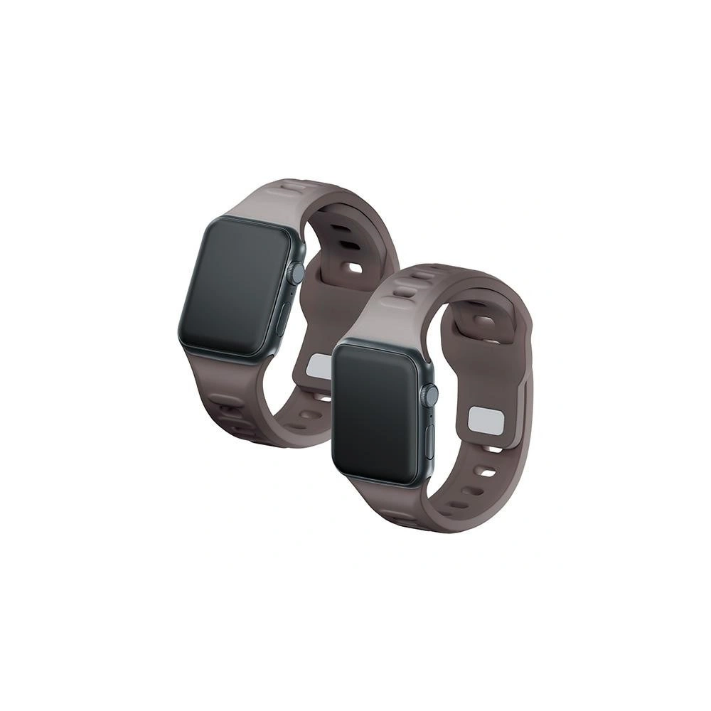 Hurtownia GSM - Pasek 3MK curea din silicon pentru Apple Watch 4/5/6/7/8/9/SE/Ultra 42/44/45/49mm maro/taupe - 3MK6230 - {ean13} - Hurt