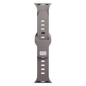 Hurtownia GSM - Pasek 3MK silikonový náramek Apple Watch 4/5/6/7/8/9/SE/Ultra 42/44/45/49mm hnědý/taupe - 3MK6230 - {ean13} - Hurt