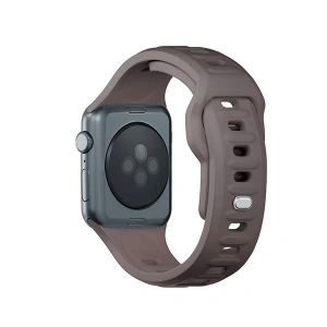 Hurtownia GSM - Pasek 3MK silikonový náramek Apple Watch 4/5/6/7/8/9/SE/Ultra 42/44/45/49mm hnědý/taupe - 3MK6230 - {ean13} - Hurt
