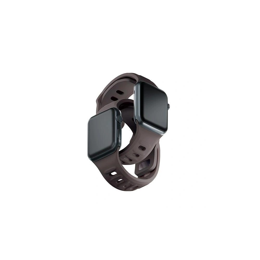 Wholesale 3MK Silicone Watch Strap for Apple Watch 4/5/6/7/8/9/SE/Ultra 42/44/45/49mm brown/taupe - 3MK6230 - {ean13} - Hurt