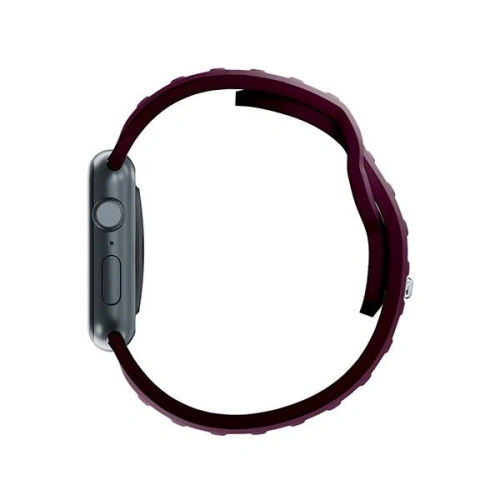 Pasek 3MK Silicone Watch Strap Apple Watch 4/5/6/7/SE/8/9/10 40/41/42mm ciemnofioletowy/mulberry