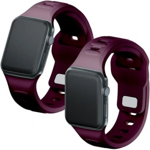 Hurtownia GSM - Panglica 3MK pentru ceas din silicon Apple Watch 4/5/6/7/SE/8/9/10 40/41/42mm mov închis/mulberry - 3MK6231 - {ean13} - Hurt