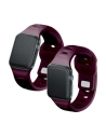 Wholesale 3MK Silicone Watch Strap for Apple Watch 4/5/6/7/SE/8/9/10 40/41/42mm dark purple/mulberry - 3MK6231 - {ean13} - Hurt