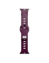 Wholesale 3MK Silicone Watch Strap for Apple Watch 4/5/6/7/SE/8/9/10 40/41/42mm dark purple/mulberry - 3MK6231 - {ean13} - Hurt
