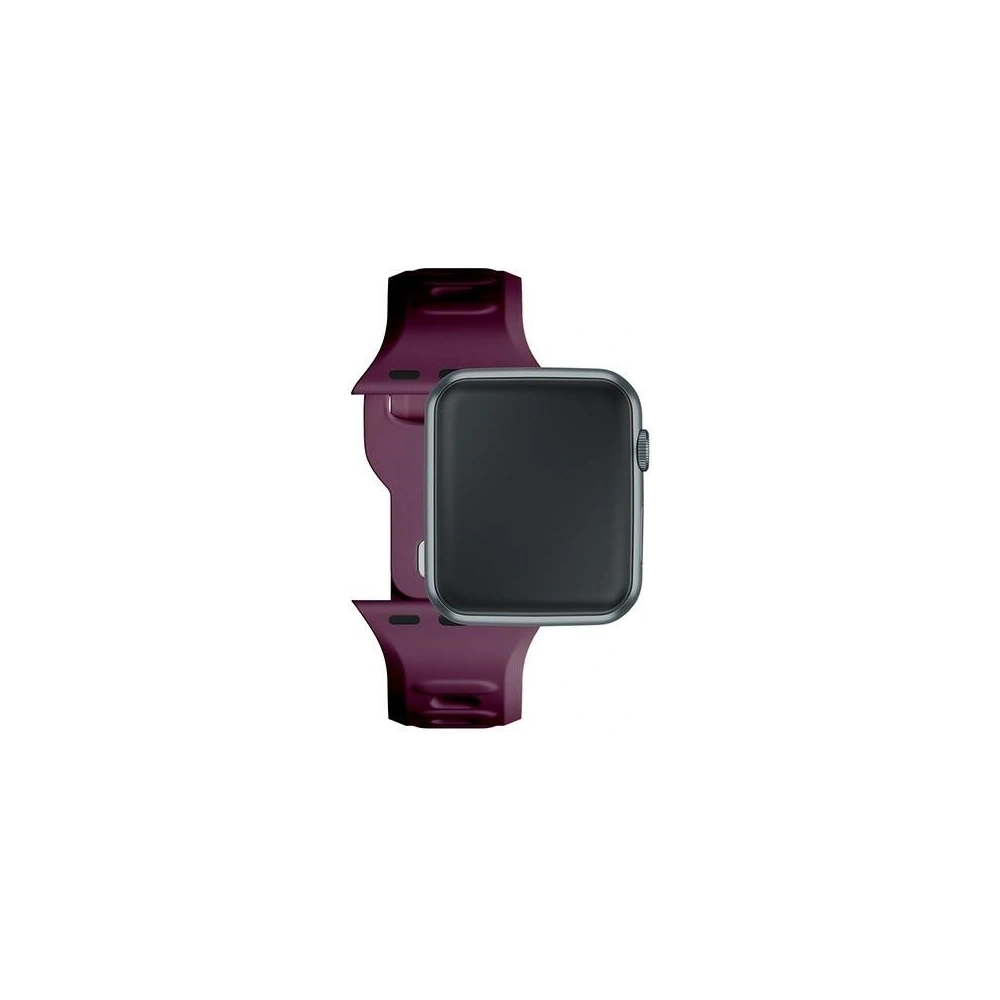 Hurtownia GSM - 3MK Silikon-Uhrenarmband Apple Watch 4/5/6/7/SE/8/9/10 40/41/42mm dunkelviolett/mulberry - 3MK6231 - {ean13} - Hurt