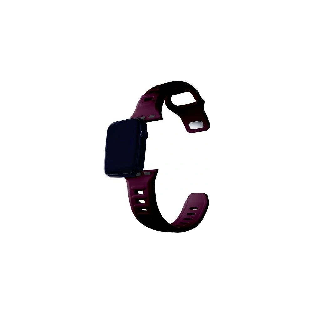 Hurtownia GSM - Pasek 3MK szilikon óra szíj Apple Watch 4/5/6/7/SE/8/9/10 40/41/42mm sötétlila/mulberry - 3MK6231 - {ean13} - Hurt
