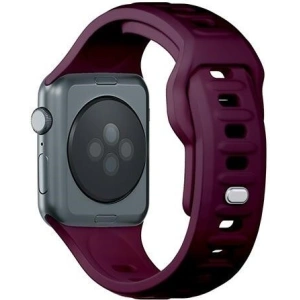 Hurtownia GSM - Panglica 3MK pentru ceas din silicon Apple Watch 4/5/6/7/SE/8/9/10 40/41/42mm mov închis/mulberry - 3MK6231 - {ean13} - Hurt
