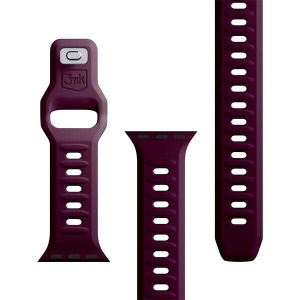 Hurtownia GSM - Panglica 3MK pentru ceas din silicon Apple Watch 4/5/6/7/SE/8/9/10 40/41/42mm mov închis/mulberry - 3MK6231 - {ean13} - Hurt
