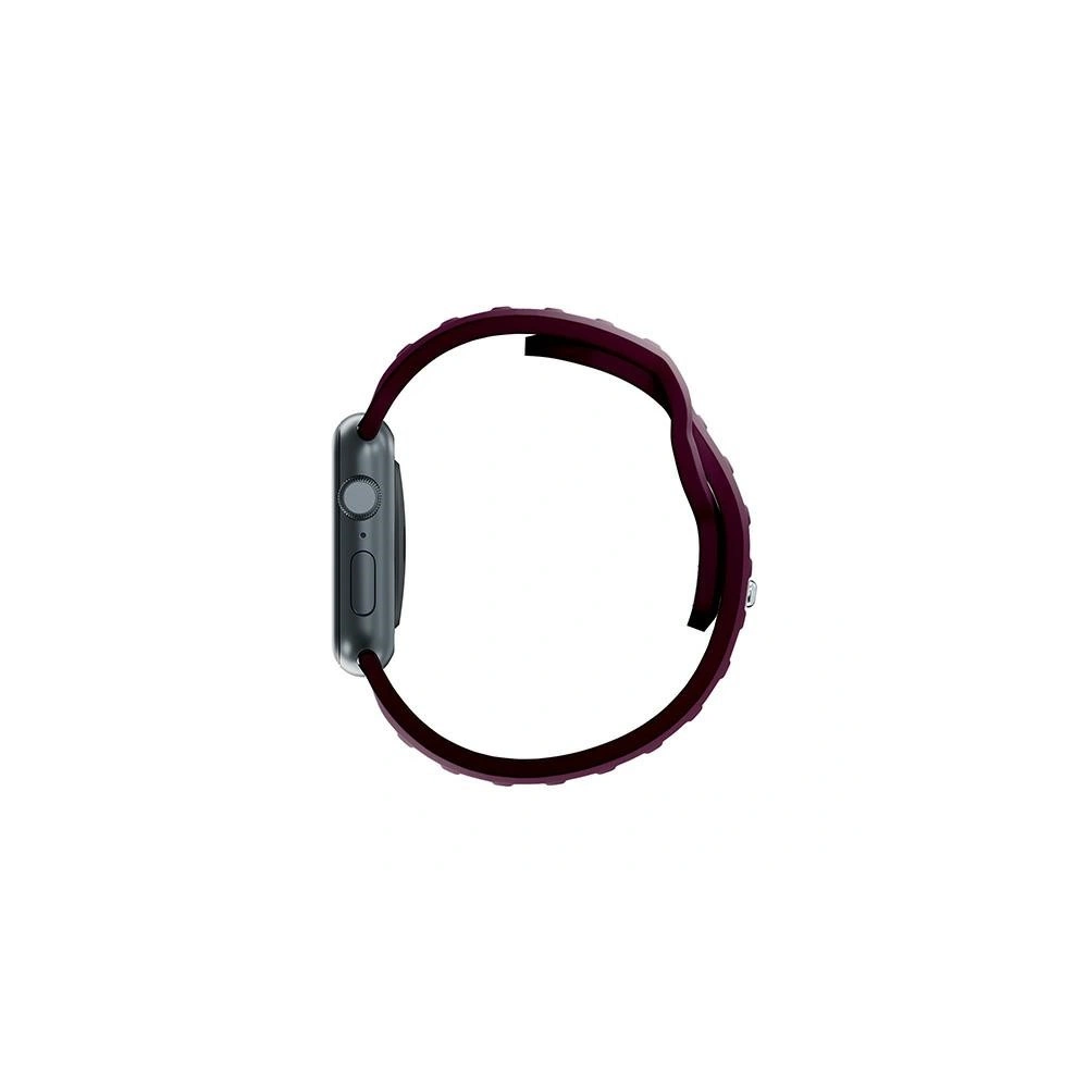 Wholesale 3MK Silicone Watch Strap for Apple Watch 4/5/6/7/8/9/SE/Ultra 42/44/45/49mm dark purple/mulberry - 3MK6232 - {ean13} - Hurt