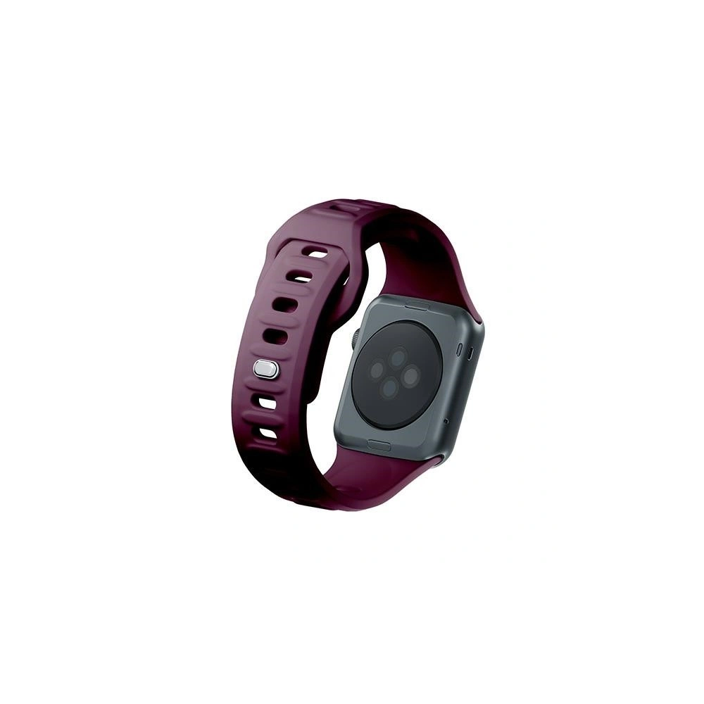 Wholesale 3MK Silicone Watch Strap for Apple Watch 4/5/6/7/8/9/SE/Ultra 42/44/45/49mm dark purple/mulberry - 3MK6232 - {ean13} - Hurt