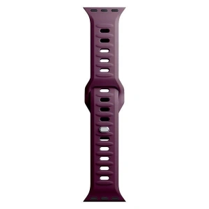 Hurtownia GSM - Pásek 3MK silikonový náramek Apple Watch 4/5/6/7/8/9/SE/Ultra 42/44/45/49mm tmavě fialový/mulberry - 3MK6232 - {ean13} - Hurt