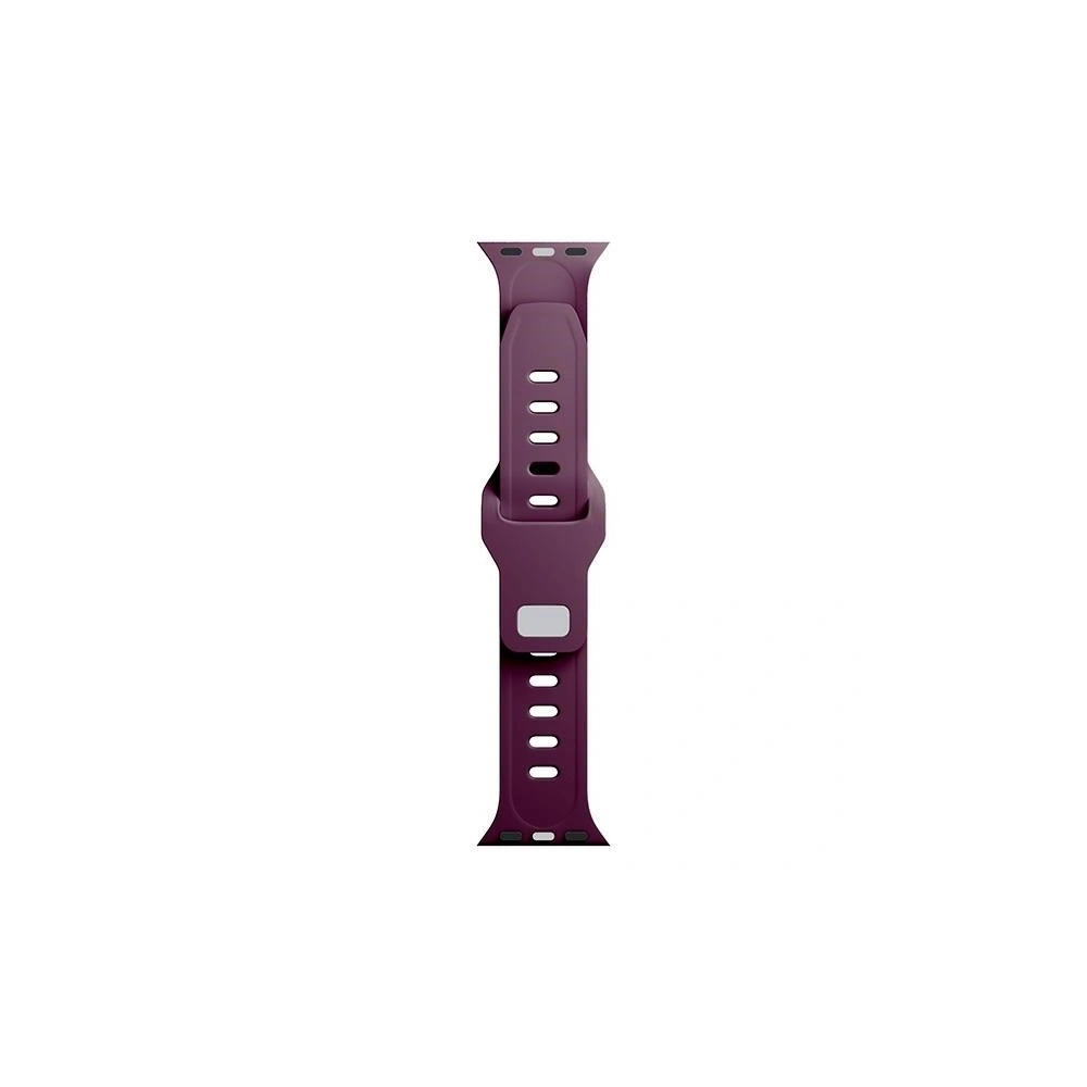 Wholesale 3MK Silicone Watch Strap for Apple Watch 4/5/6/7/8/9/SE/Ultra 42/44/45/49mm dark purple/mulberry - 3MK6232 - {ean13} - Hurt