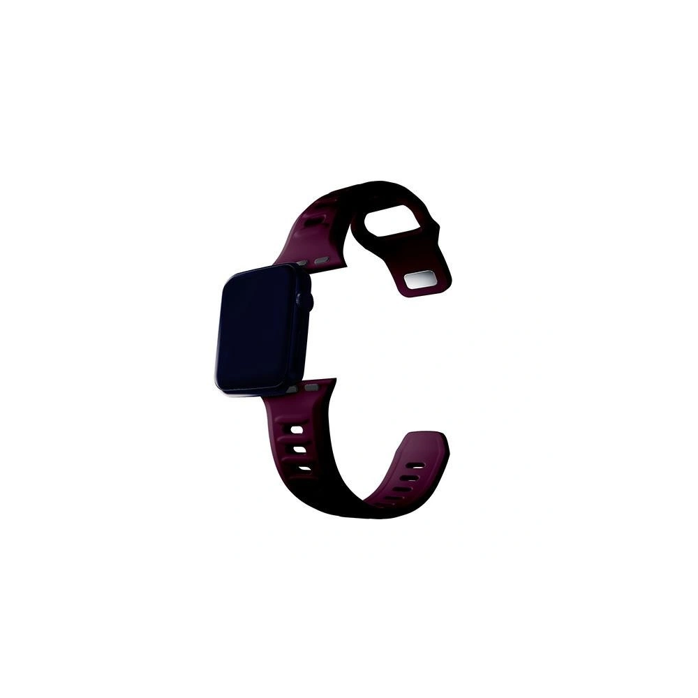 Wholesale 3MK Silicone Watch Strap for Apple Watch 4/5/6/7/8/9/SE/Ultra 42/44/45/49mm dark purple/mulberry - 3MK6232 - {ean13} - Hurt