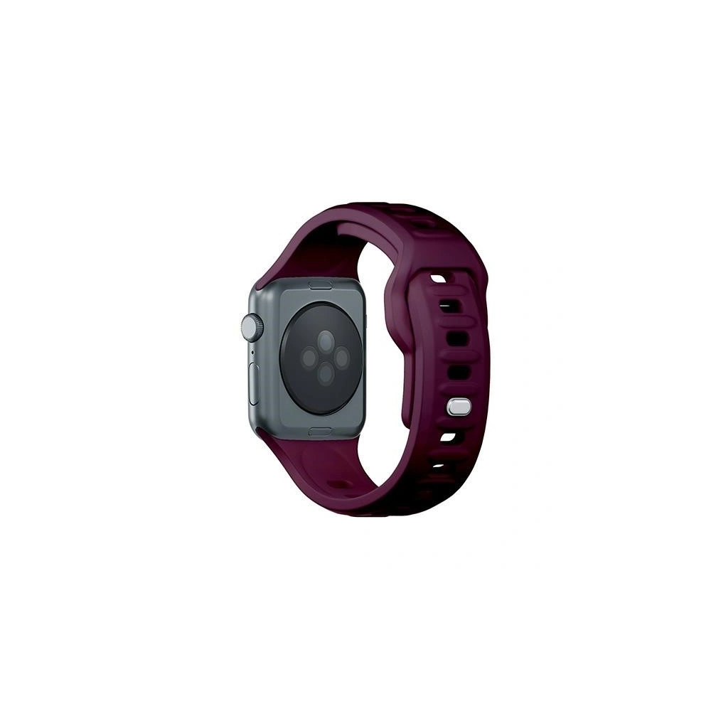 Hurtownia GSM - 3MK Silikon-Uhrenarmband Apple Watch 4/5/6/7/8/9/SE/Ultra 42/44/45/49mm dunkelviolett/mulberry - 3MK6232 - {ean13} - Hurt