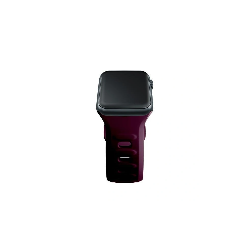 Hurtownia GSM - Pánt 3MK szilikon óraszíj Apple Watch 4/5/6/7/8/9/SE/Ultra 42/44/45/49mm sötétlila/mulberry - 3MK6232 - {ean13} - Hurt