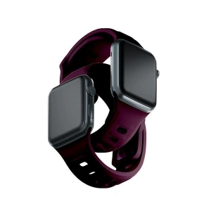 Hurtownia GSM - Pasek 3MK Silicone Watch Strap Apple Watch 4/5/6/7/8/9/SE/Ultra 42/44/45/49mm ciemnofioletowy/mulberry - 3MK6232 - {ean13} - Hurt