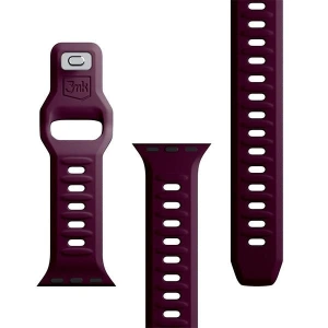 Hurtownia GSM - Pasek 3MK brățară din silicon pentru Apple Watch 4/5/6/7/8/9/SE/Ultra 42/44/45/49mm mov închis/mulberry - 3MK6232 - {ean13} - Hurt