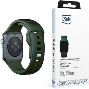 Hurtownia GSM - Pasek 3MK Silicone Watch Strap Apple Watch 4/5/6/7/SE/8/9/10 40/41/42mm verde închis/dark green - 3MK6233 - {ean13} - Hurt