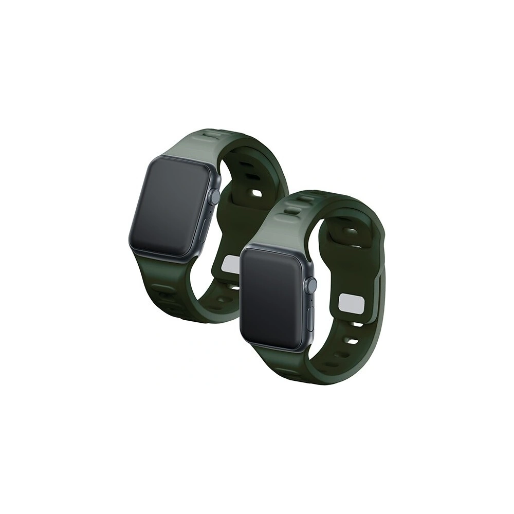 Wholesale Belt 3MK Silicone Watch Strap Apple Watch 4/5/6/7/SE/8/9/10 40/41/42mm dark green - 3MK6233 - {ean13} - Hurt
