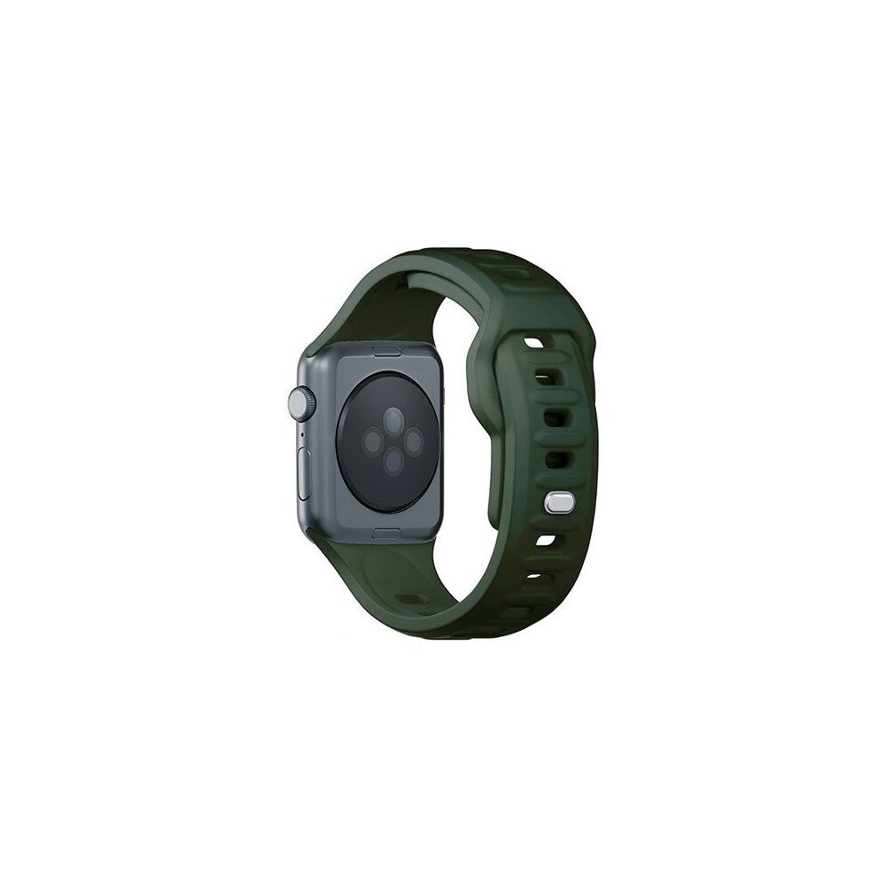 Wholesale Belt 3MK Silicone Watch Strap Apple Watch 4/5/6/7/SE/8/9/10 40/41/42mm dark green - 3MK6233 - {ean13} - Hurt