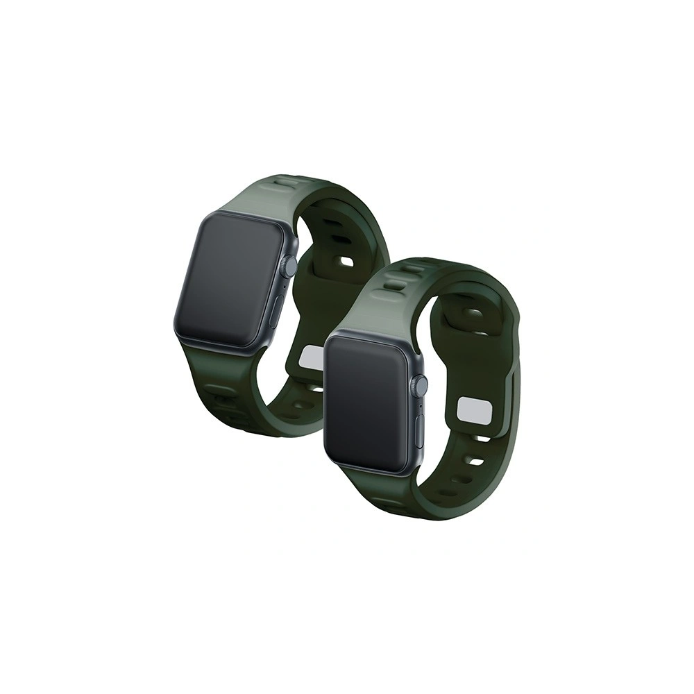 Wholesale Strap 3MK Silicone Watch Strap Apple Watch 4/5/6/7/8/9/SE/Ultra 42/44/45/49mm dark green - 3MK6234 - {ean13} - Hurt