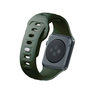 Hurtownia GSM - Pasek 3MK silikonový řemínek k Apple Watch 4/5/6/7/8/9/SE/Ultra 42/44/45/49mm tmavě zelený/dark green - 3MK6234 - {ean13} - Hurt