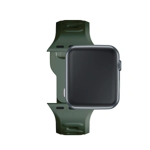 Hurtownia GSM - Pasek 3MK silikonový řemínek k Apple Watch 4/5/6/7/8/9/SE/Ultra 42/44/45/49mm tmavě zelený/dark green - 3MK6234 - {ean13} - Hurt