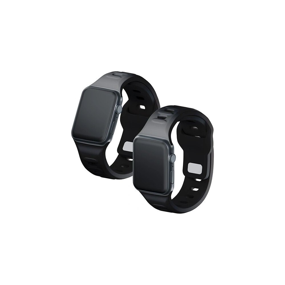 Hurtownia GSM - Pasek 3MK Silicone Watch Strap Apple Watch 4/5/6/7/SE/8/9/10 40/41/42mm czarny/black - 3MK6235 - {ean13} - Hurt