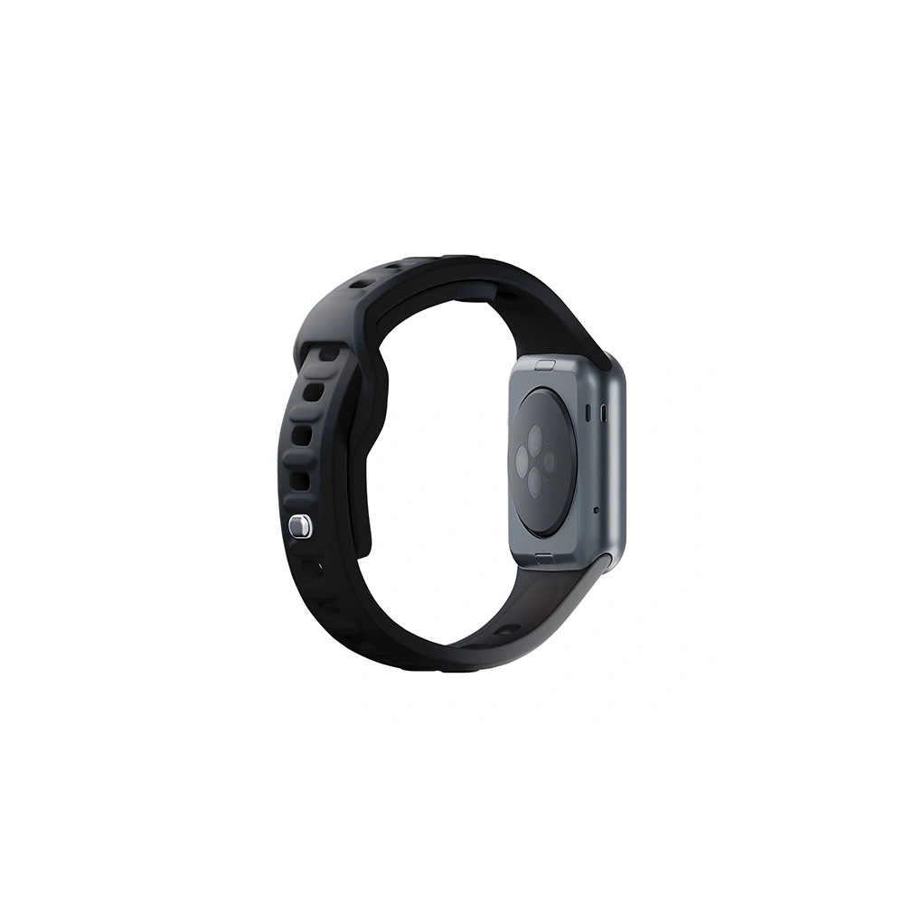 Hurtownia GSM - Óra szíj 3MK szilikon Apple Watch 4/5/6/7/8/9/SE/Ultra 42/44/45/49mm fekete/black - 3MK6236 - {ean13} - Hurt