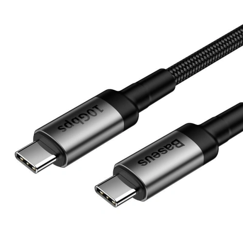 Kabel USB-C 3.1 Baseus Cafule PD 10Gbps 100W 4K 1m (czarno-szary)