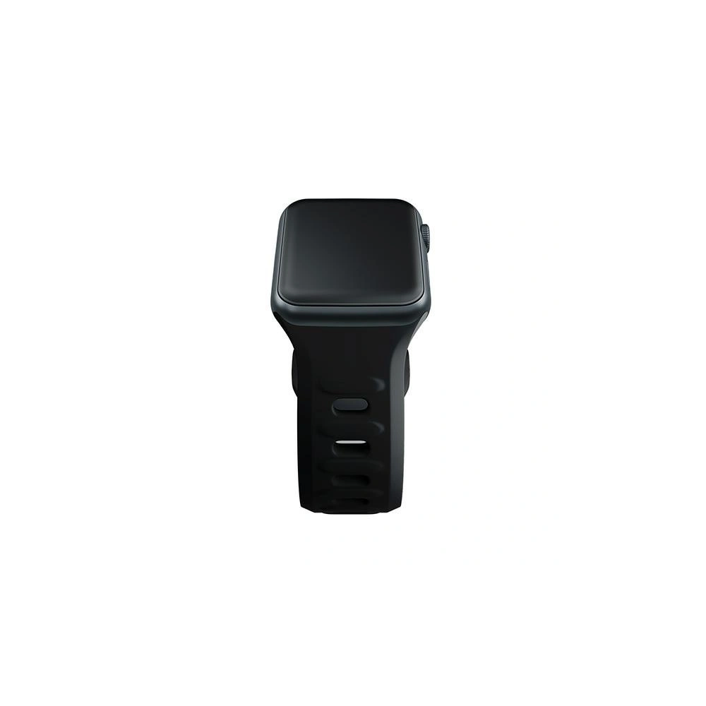 Hurtownia GSM - Óra szíj 3MK szilikon Apple Watch 4/5/6/7/8/9/SE/Ultra 42/44/45/49mm fekete/black - 3MK6236 - {ean13} - Hurt
