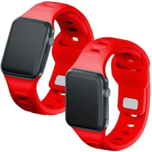 Hurtownia GSM - Panglica 3MK Curea din silicon pentru ceas Apple Watch 4/5/6/7/SE/8/9/10 40/41/42mm roșie/red - 3MK6237 - {ean13} - Hurt