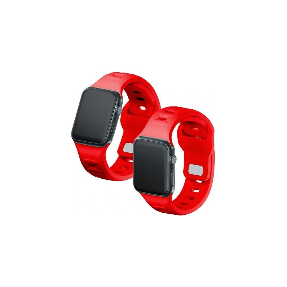 Hurtownia GSM - Pasek 3MK Silicone Watch Strap Apple Watch 4/5/6/7/SE/8/9/10 40/41/42mm czerwony/red - 3MK6237 - {ean13} - Hurt